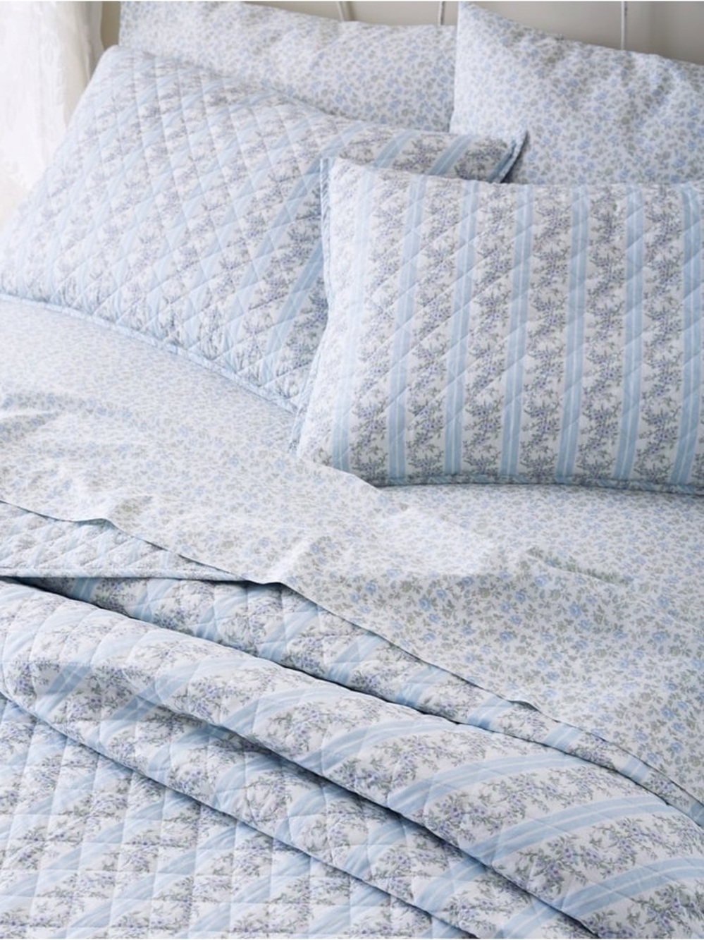 LoveShackFancy Marigold Wreath Cotton Quilted Single Pillowcase Sham